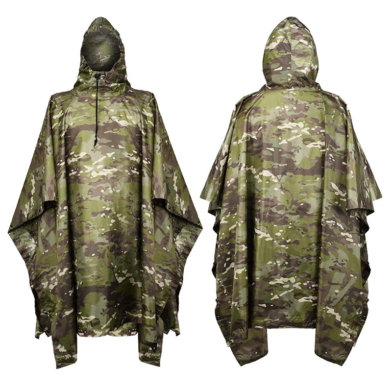Fishing Rain Suit - Yağmurluk Kamuflaj Taktik Panço PVC Açık